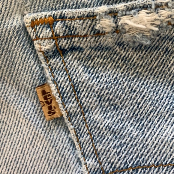 Levi’s Custom Distressed Shorts - Picture 3 of 5